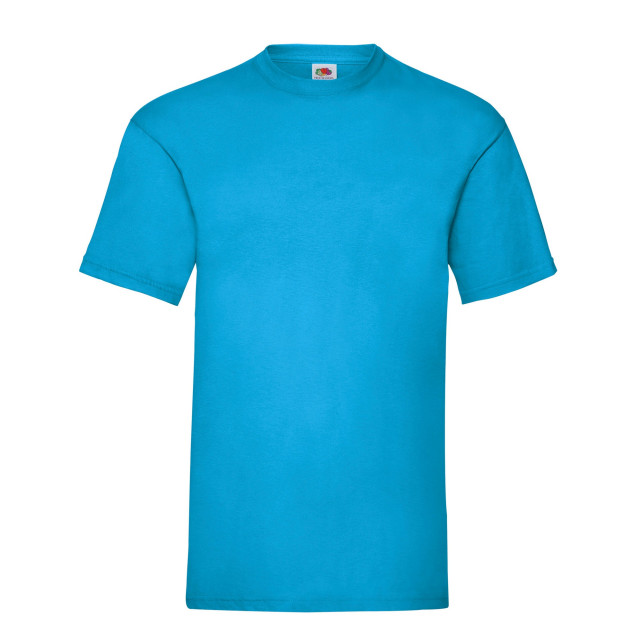 Fruit of the Loom Heren valueweight t-shirt UTFK1802_azureblue large