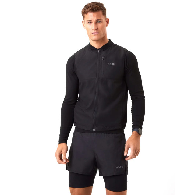 Björn Borg Heren running vest ripstop 10002333-BK001 large