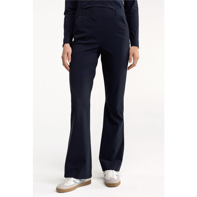 Studio Anneloes flair bonded trousers 94800 6900 dark blue 06541.270.0019 large