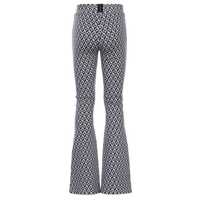 Looxs Revolution Navy jacquard flared broekje voor meisjes in de kleur 2501-5613-029 large