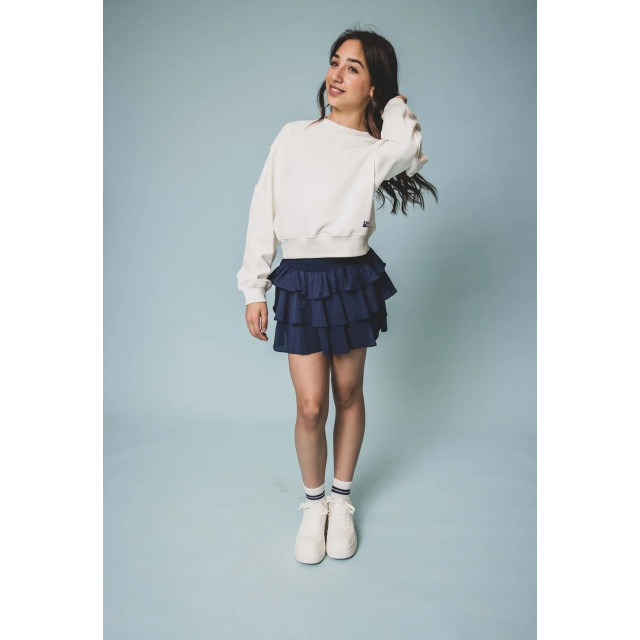 Looxs Revolution Sweater wit backprint voor meisjes in de kleur 2501-5308-070 large