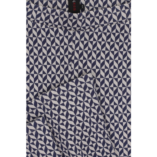 Looxs Revolution Navy jacquard flared broekje voor meisjes in de kleur 2501-5613-029 large