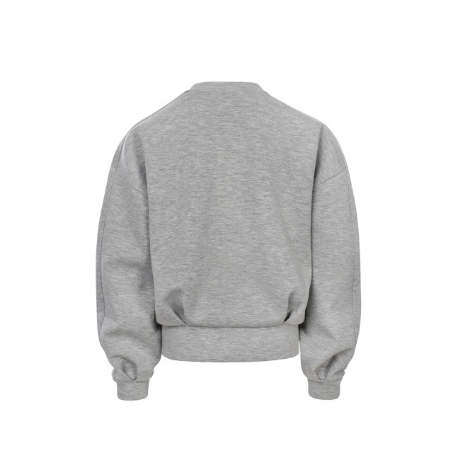 Looxs Revolution Super soft viscose sweater grey melee voor meisjes in de kleur 2501-5304-270 large