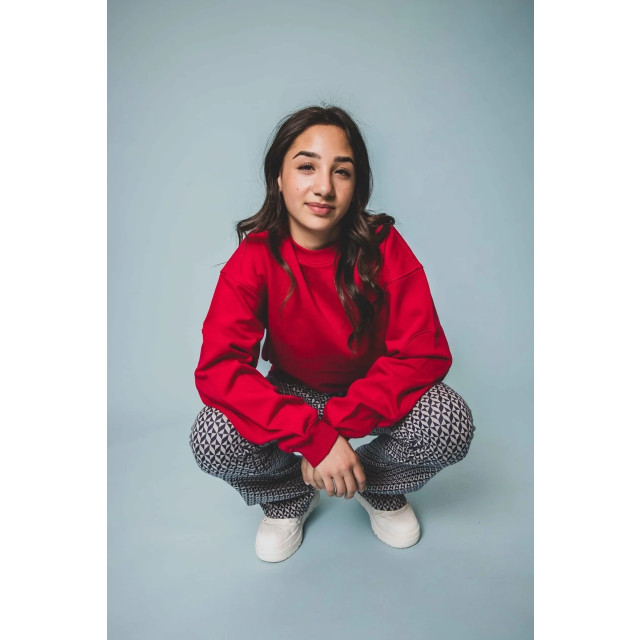 Looxs Revolution Sweater backprint voor meisjes in de kleur 2501-5308-256 large