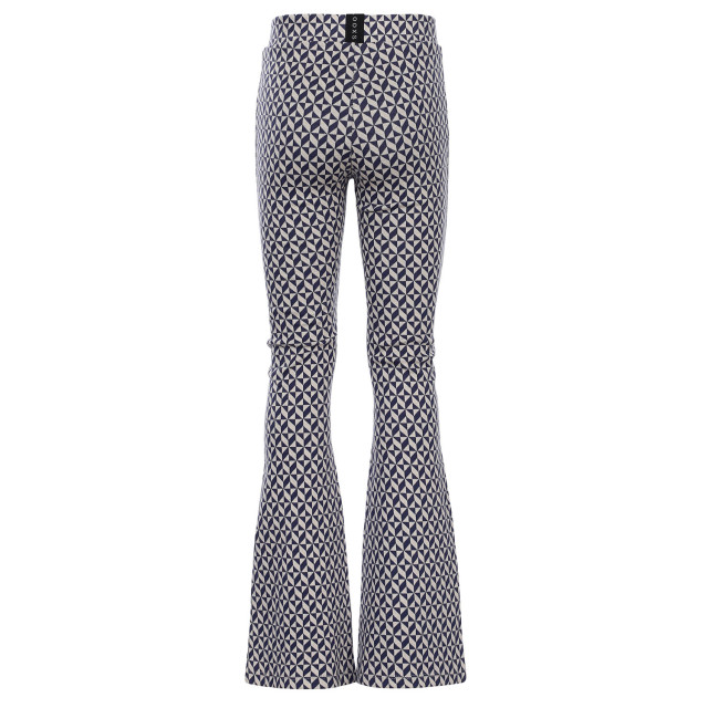 Looxs Revolution Navy jacquard flared broekje voor meisjes in de kleur 2501-5613-029 large