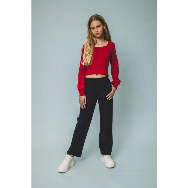 Looxs Revolution Gebreide top scarlet red voor meisjes in de kleur 2501-5309-256 large