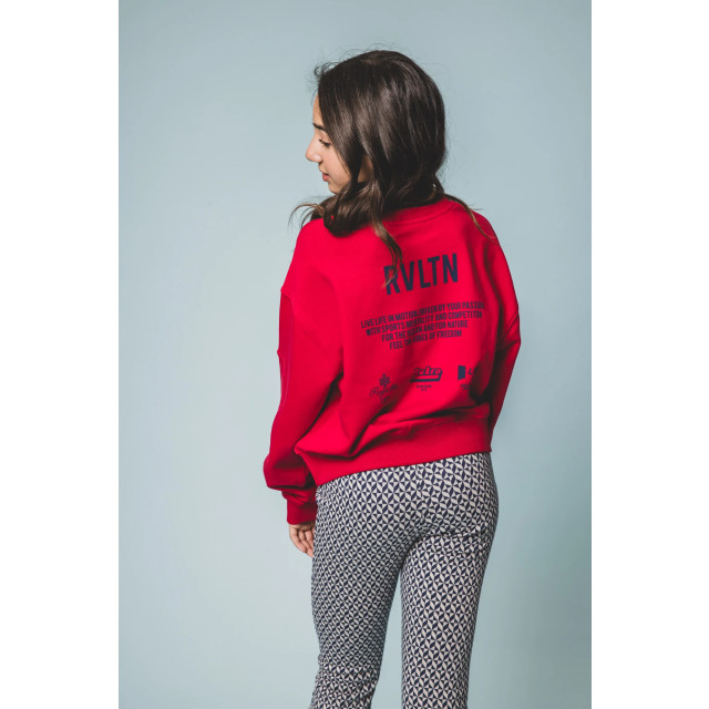 Looxs Revolution Sweater backprint voor meisjes in de kleur 2501-5308-256 large