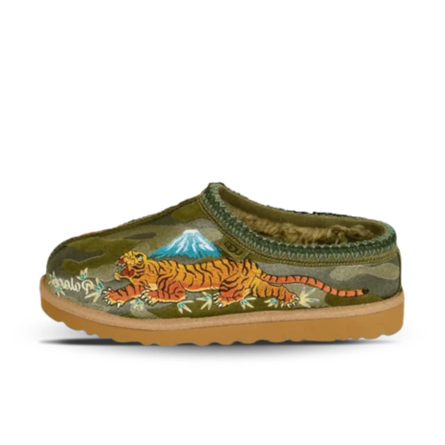 UGG Australia Tasman slipper palace burnt olive camo 1172070-GRNC large