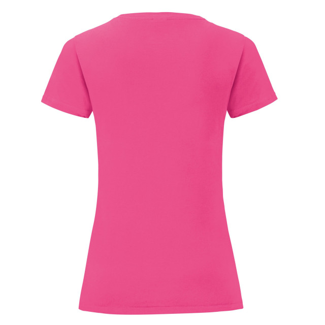 Fruit of the Loom Dames iconisch 150 t-shirt UTFK2487_fuchsia large