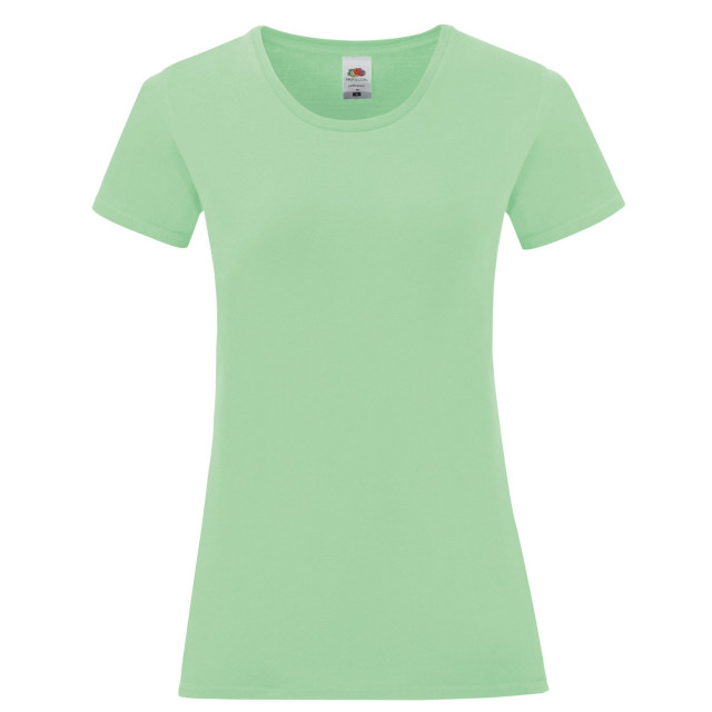 Fruit of the Loom Dames iconisch 150 t-shirt UTFK2487_neomint large