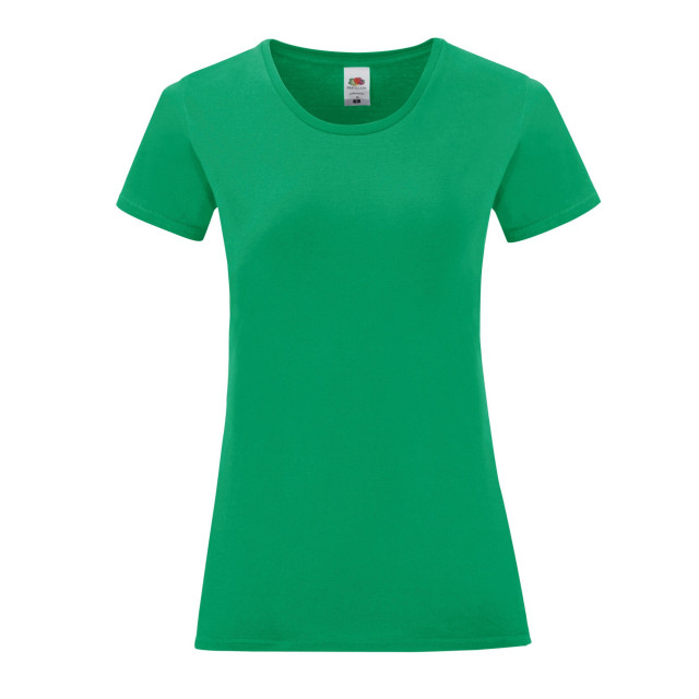 Fruit of the Loom Dames iconisch 150 t-shirt UTFK2487_kellygreen large