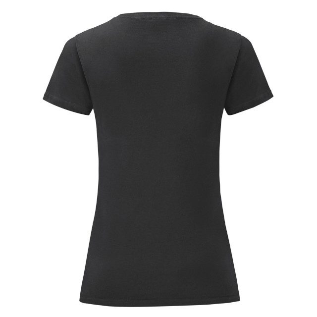 Fruit of the Loom Dames iconisch 150 t-shirt UTFK2487_black large
