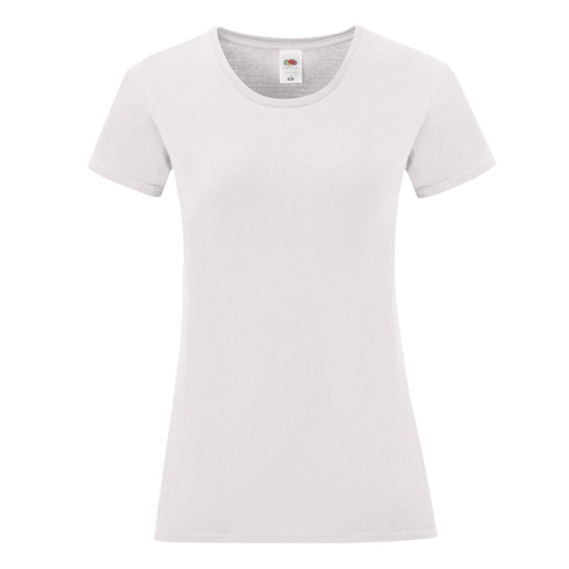 Fruit of the Loom Dames iconisch 150 t-shirt UTFK2487_white large
