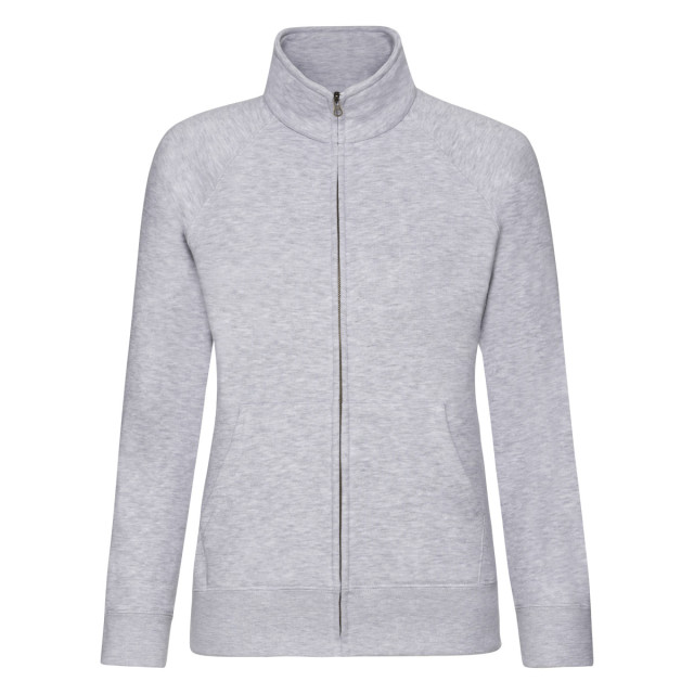 Fruit of the Loom Dames premium sweatjack UTFK2489_heathergrey large
