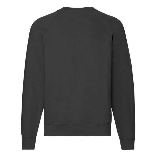 Fruit of the Loom Heren klassiek raglan sweatshirt UTFK2535_black large