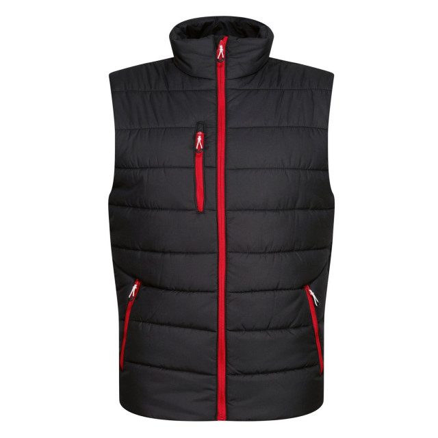 Regatta Heren navigate thermisch gilet UTFK2554_blackclassicred large