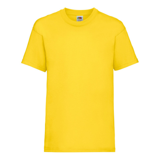 Fruit of the Loom Effen t-shirt kinder/kids valueweight UTFK2521_sunflower large