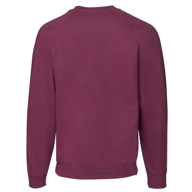 Fruit of the Loom Heren klassiek raglan sweatshirt UTFK2535_burgundy large