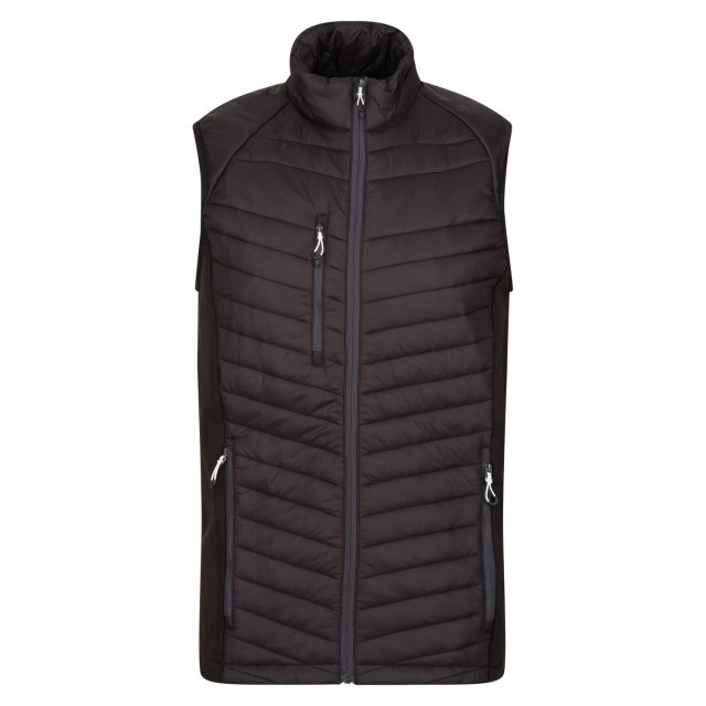 Regatta Heren navigate hybride body warmer UTFK2549_blacksealgrey large