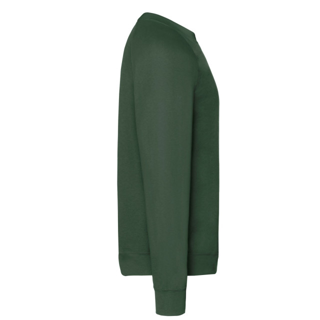 Fruit of the Loom Heren klassiek raglan sweatshirt UTFK2535_bottlegreen large