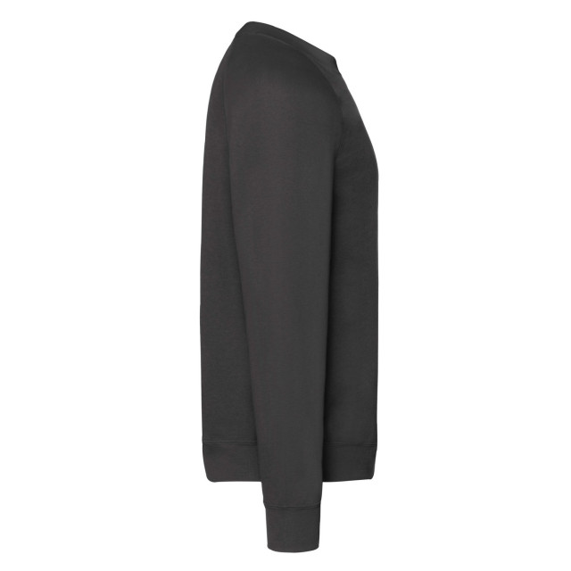 Fruit of the Loom Heren klassiek raglan sweatshirt UTFK2535_black large