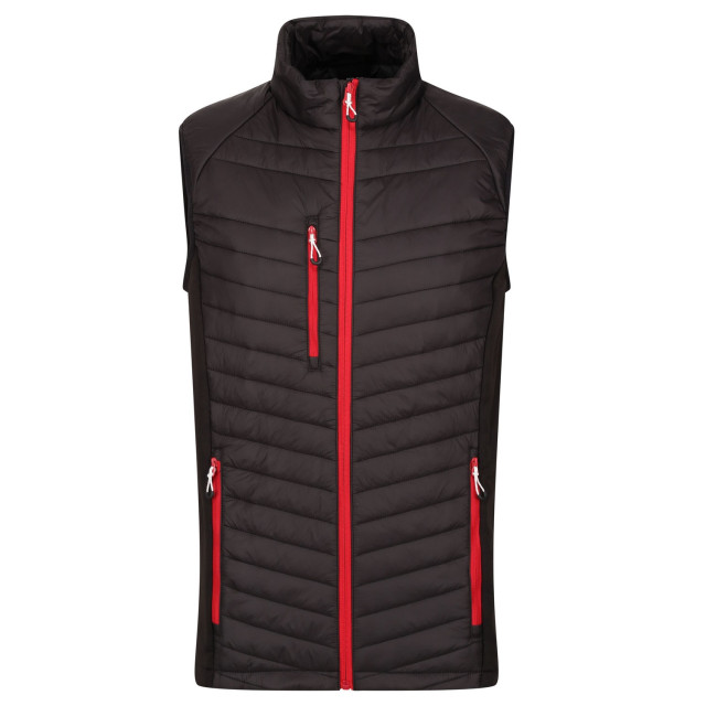 Regatta Heren navigate hybride body warmer UTFK2549_blackclassicred large