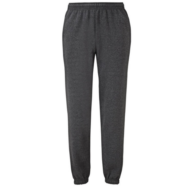 Fruit of the Loom Heren klassiek elastisch manchet joggingbroek UTFK2580_darkheathergrey large