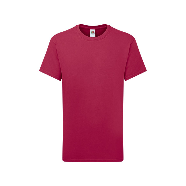 Fruit of the Loom Effen t-shirt voor kinderen UTFK2779_cranberry large Fruit of the Loom Effen t-shirt voor kinderen UTFK2779_cranberry large