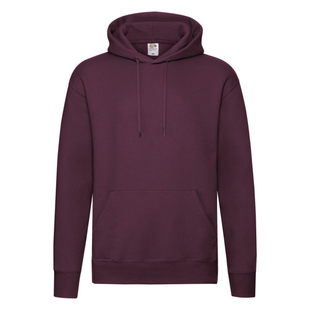 Fruit of the Loom Heren premium hoodie UTFK2768_burgundy large
