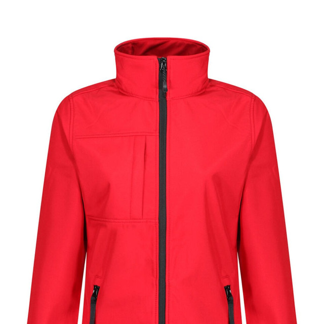Regatta Dames octagon ii zachte shell jas UTFK2765_classicredblack large