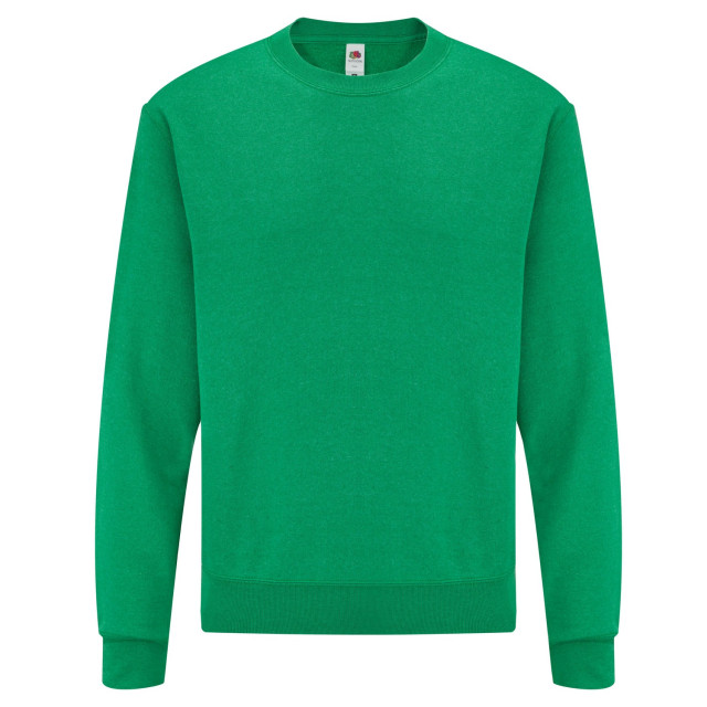 Fruit of the Loom Klassiek heather sweatshirt voor volwassenen UTLT1829_green large