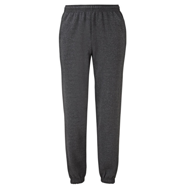 Fruit of the Loom Heren klassiek elastisch manchet joggingbroek UTFK2734_darkheathergrey large