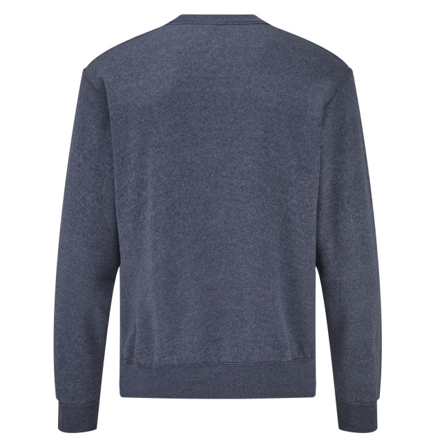 Fruit of the Loom Heren klassiek ingelegd sweatshirt UTFK2731_heathernavy large