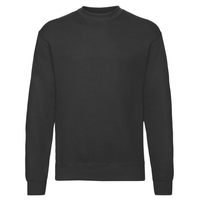 Fruit of the Loom Heren klassiek ingelegd sweatshirt UTFK2731_black large