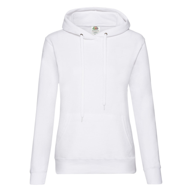 Fruit of the Loom Dames klassieke hoodie UTFK2708_white large