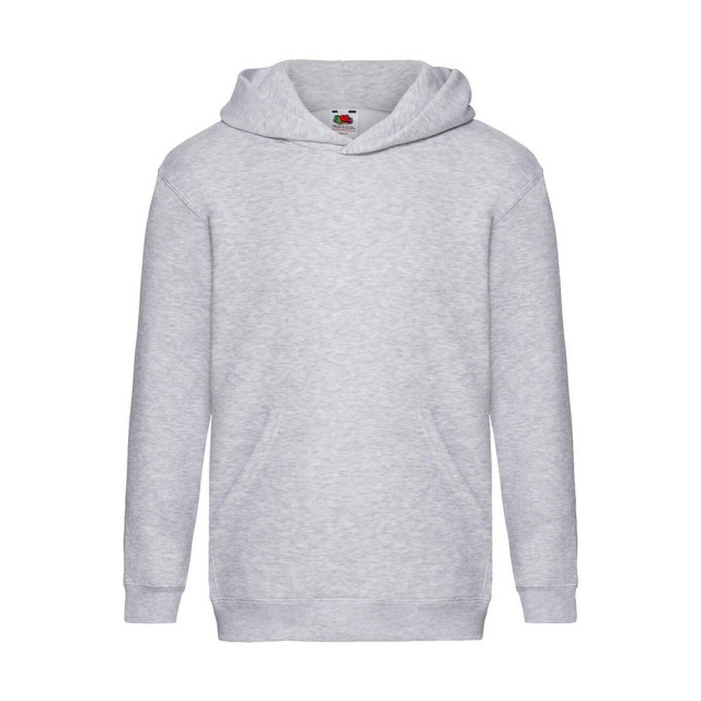 Fruit of the Loom Kinder/kids premium effen hoodie UTFK2724_heathergrey large