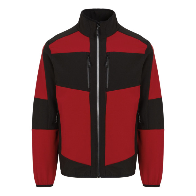 Regatta Heren e-volve 2 layer soft shell jas UTFK2713_classicredblack large