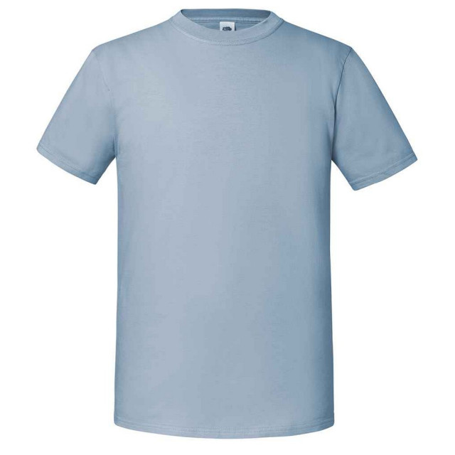 Fruit of the Loom Heren iconic 195 premium ringspun katoen t-shirt UTFK2657_mineralblue large