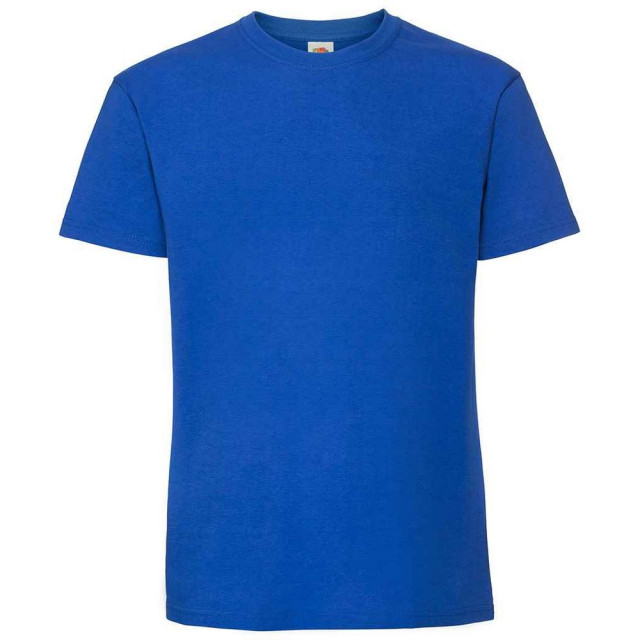 Fruit of the Loom Heren iconic 195 premium ringspun katoen t-shirt UTFK2657_royalblue large