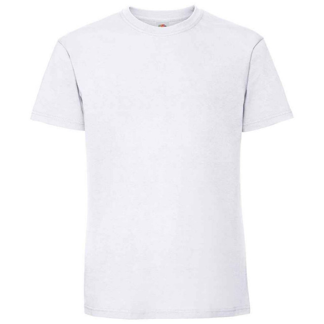 Fruit of the Loom Heren iconic 195 premium ringspun katoen t-shirt UTFK2657_white large