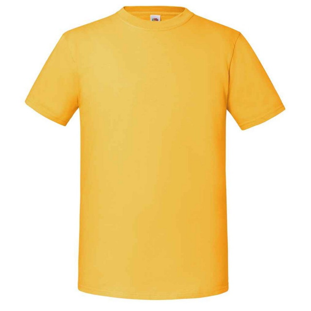 Fruit of the Loom Heren iconic 195 premium ringspun katoen t-shirt UTFK2657_sunflower large