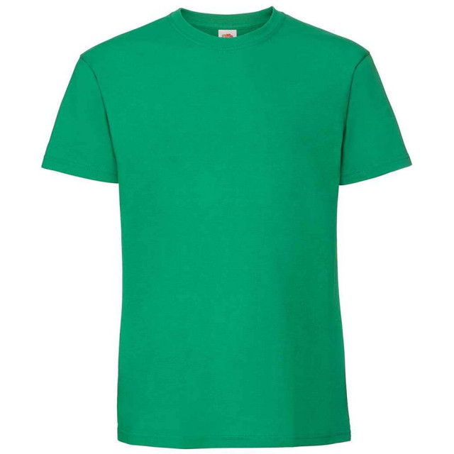 Fruit of the Loom Heren iconic 195 premium ringspun katoen t-shirt UTFK2657_kellygreen large