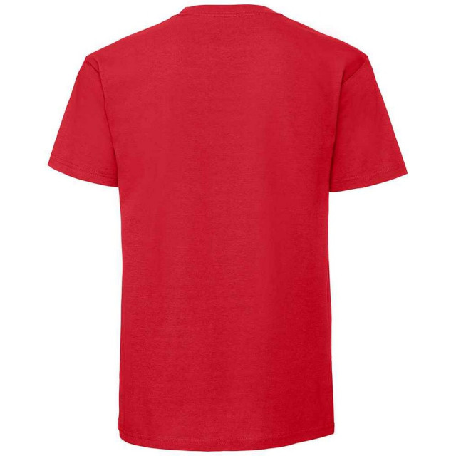Fruit of the Loom Heren iconic 195 premium ringspun katoen t-shirt UTFK2657_red large