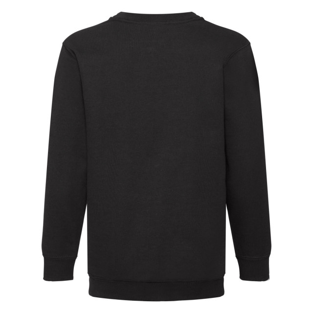 Fruit of the Loom Kinder/kids klassiek sweatshirt met inzet UTFK2672_black large