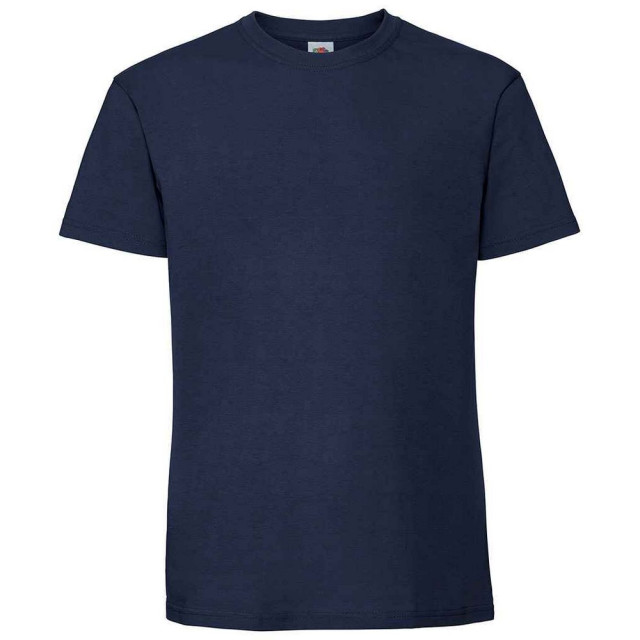 Fruit of the Loom Heren iconic 195 premium ringspun katoen t-shirt UTFK2657_deepnavy large
