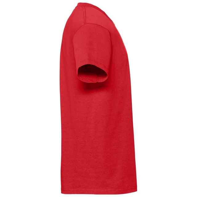 Fruit of the Loom Heren iconic 195 premium ringspun katoen t-shirt UTFK2657_red large