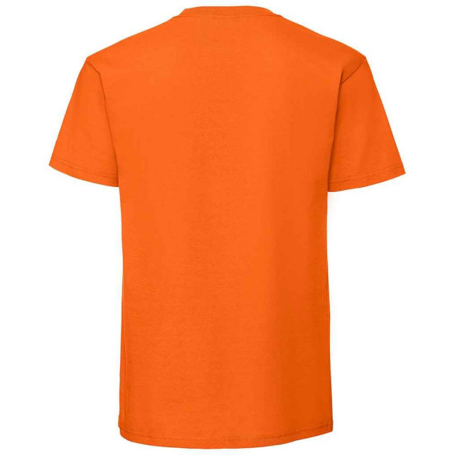 Fruit of the Loom Heren iconic 195 premium ringspun katoen t-shirt UTFK2657_orange large