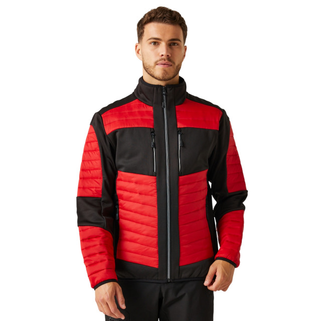 Regatta Heren e-volve hybride stretch jas UTFK2625_classicredblack large