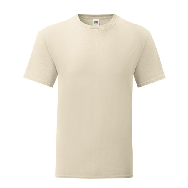 Fruit of the Loom Heren iconisch 150 t-shirt UTFK2628_natural large