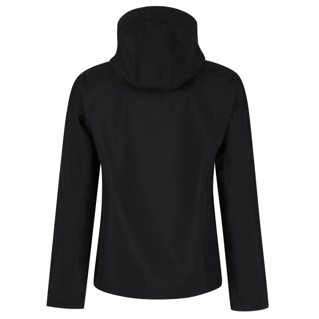 Regatta Heren venturer 3 layer hooded soft shell jacket UTFK2621_black large